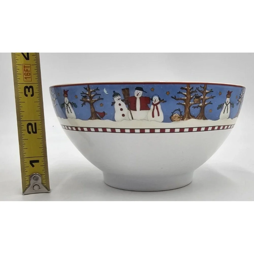 Holiday & Snowman Variety Of Bowls and Cup Christmas